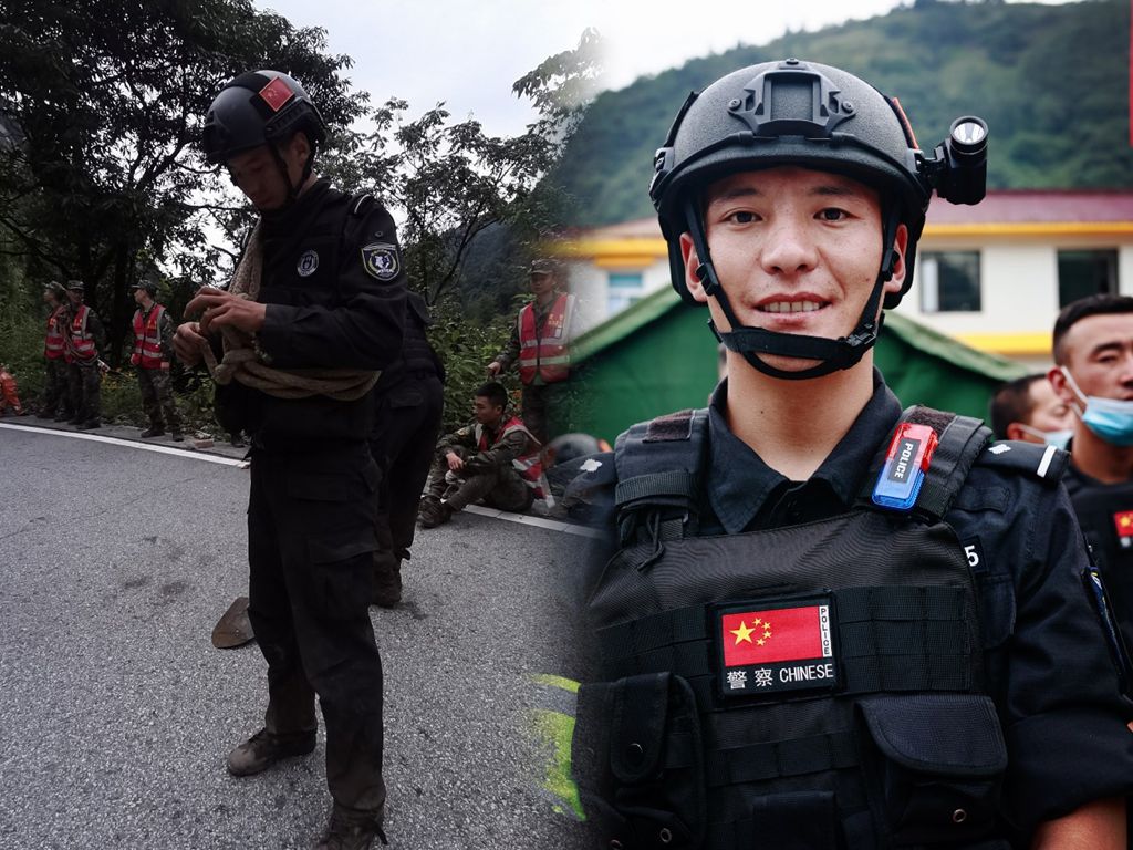 四郎曲批参加“9·5泸定地震抢险救援”—甘孜州公安局特警支队供图_副本.jpg